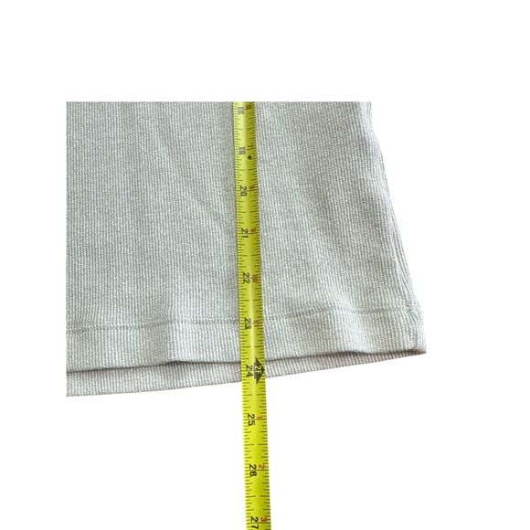 Chico’s The Ultimate Tee Sleeveless Tank | Size 2 | Metallic Ribbed Knit - Picture 8 of 10